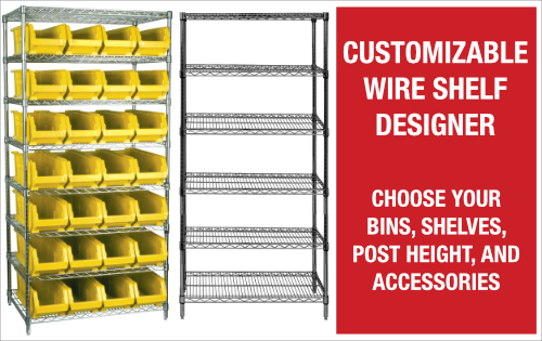 Wire Shelf Designer Customizable Wire Shelf Designer